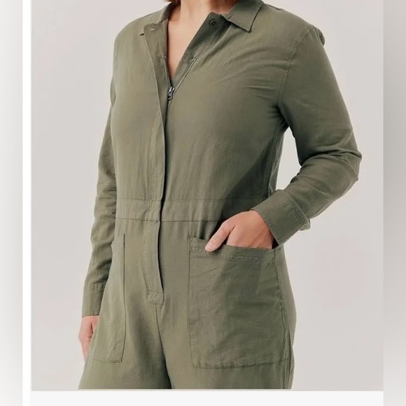 NWT Pact Harbour Zip Jumpsuit - Picture 3 of 9